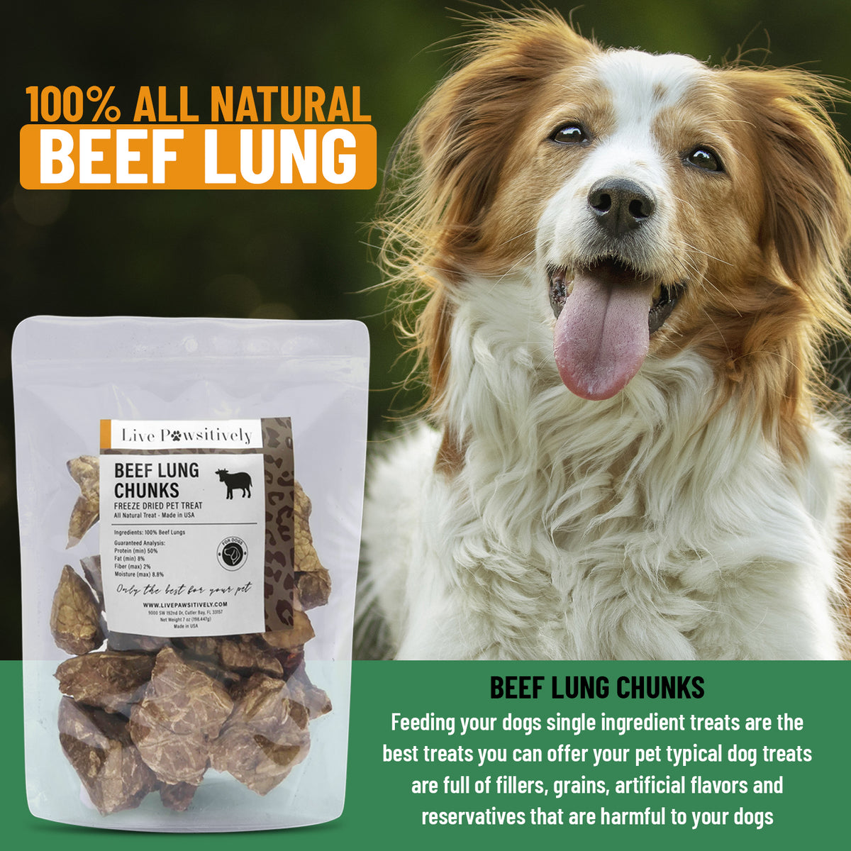 Freeze dried beef lung sale