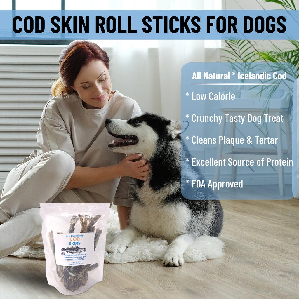 Cod Skins All Natural Chew for Dogs